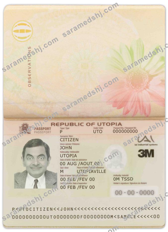 Utopia passport